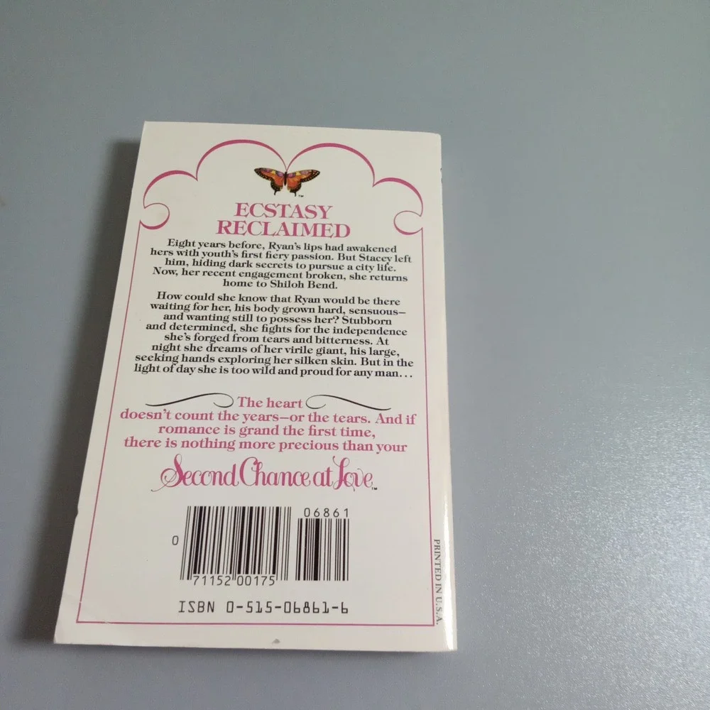 Ecstasy Reclaimed Brandy LaRue Second Chance at Love 97 Vintage Romance 1982